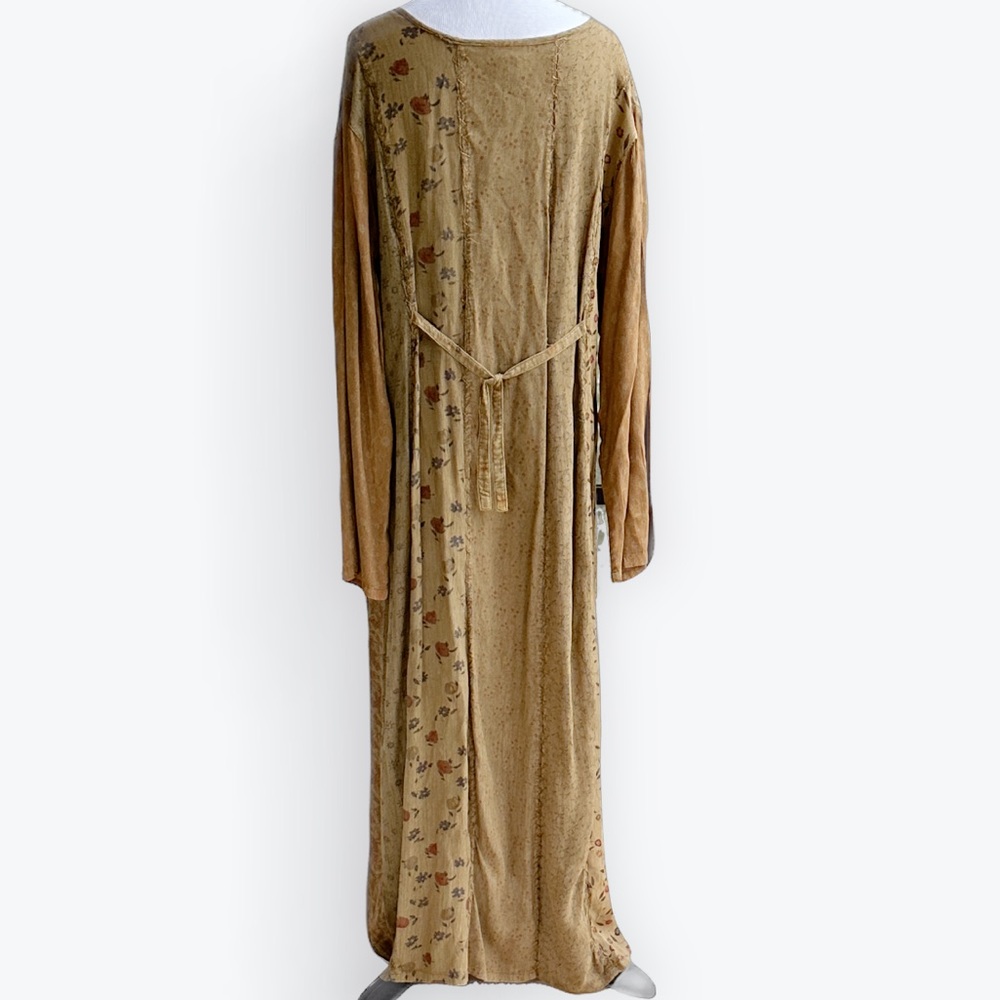 Vintage Sacred Threads Maxi Boho Patchwork Hippie… - image 10